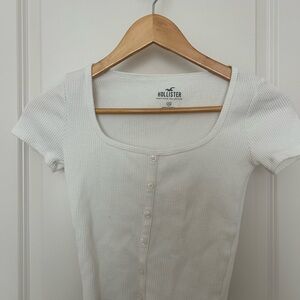 Hollister Women's White Top